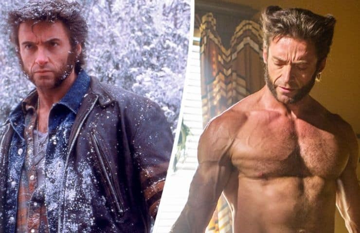 Wolverine in due momenti differenti di film diversi