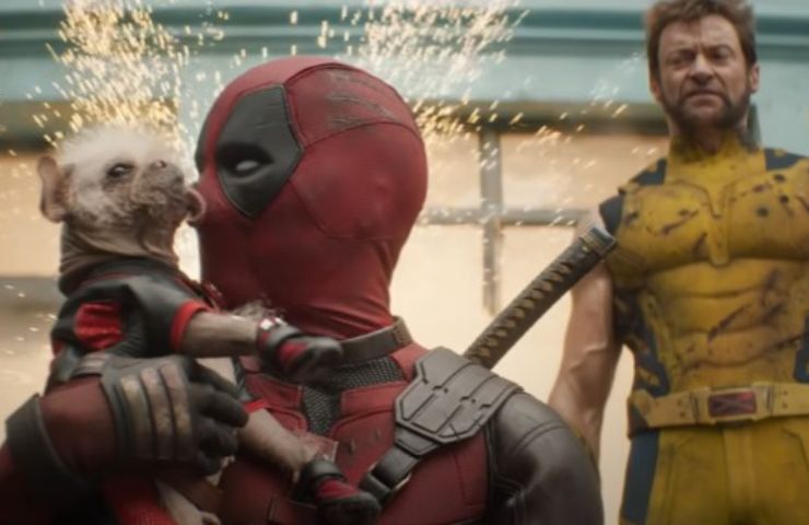 Cane più brutto della Gran Bretagna in una scena di Deadpool & Wolverine